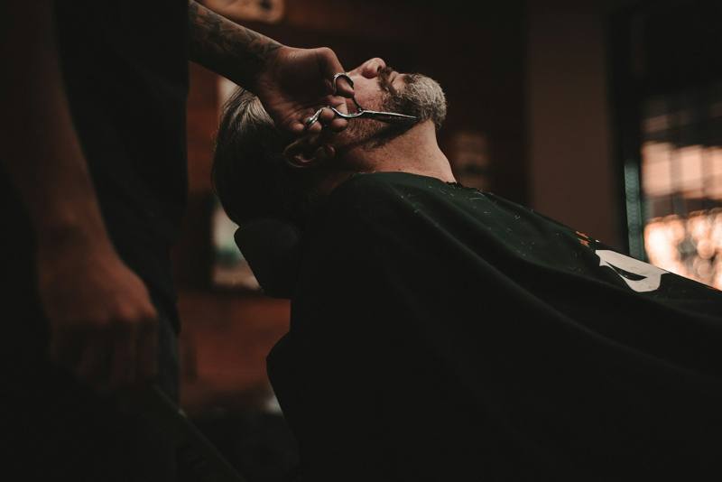 Corte na tesoura